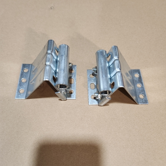 2 Adjustable Steel Top Roller Bracket for Commercial Doors - Picture 1 of 3